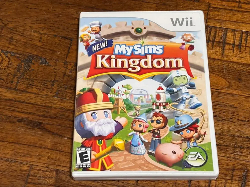 MySims Kingdom (Nintendo Wii, 2008) My Sims Complete w/ Manual Case